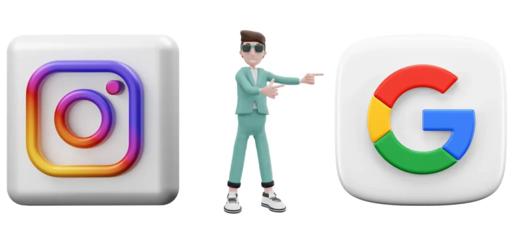 ثبت پیج اینستاگرام در گوگل