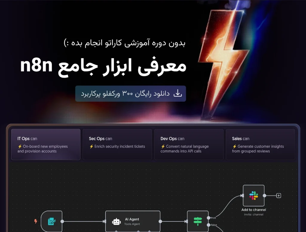 معرفی ابزار n8n یک اتوماسیون متن‌باز ترند شده برای سئو و دیجیتال مارکتینگ