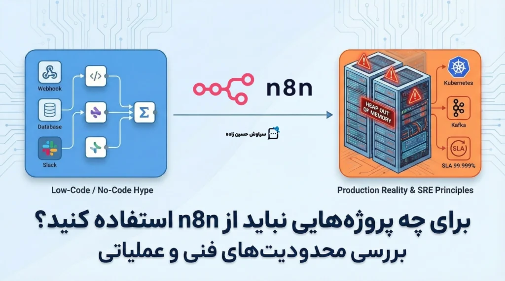 برای چه پروژه‌هایی نباید از n8n استفاده کنید؟ بررسی محدودیت‌های فنی و عملیاتی